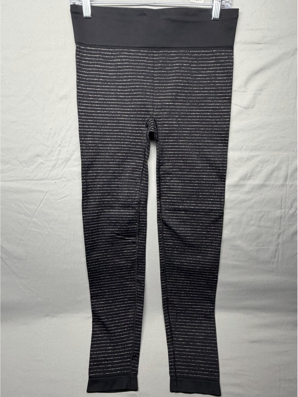 Athleta Leggings Womens Large Shimmer Striped Activewear